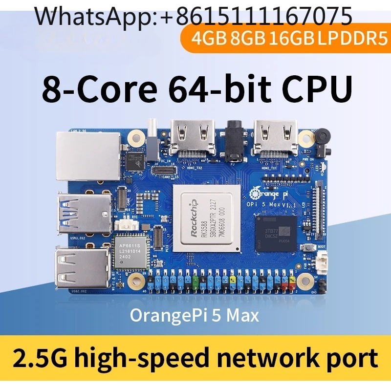 Orange Pi 5 Max RK3588 SBC 8G/ - Orange Pi 5 Max Rk3588 avaliação e preço